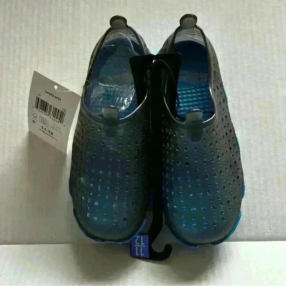 BNWT Size 11-12 George Big Boys' Neil Water Beach Swim Water Shoes Blue Slip On - Picture 5 of 11